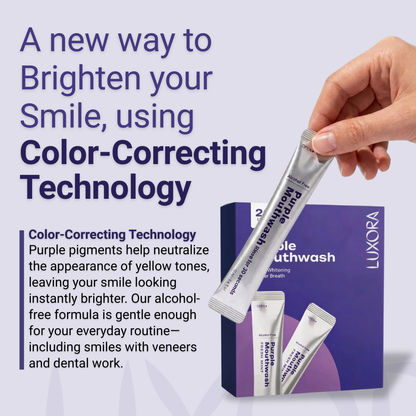 LUXORA Purple Whitening Mouthwash