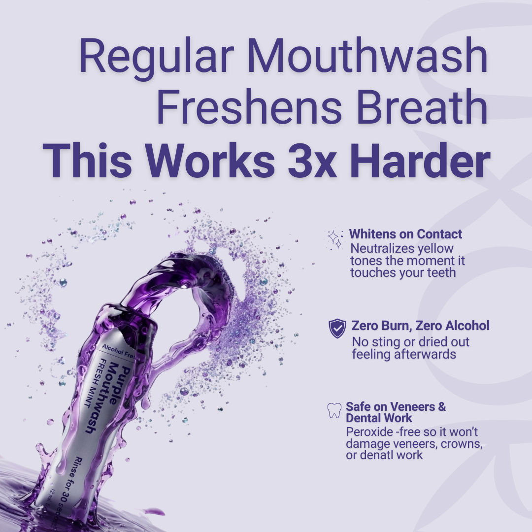 LUXORA Purple Whitening Mouthwash